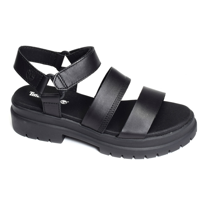 LONDON VIBE SANDAL Noir, Nu-Pieds à plateforme Timberland