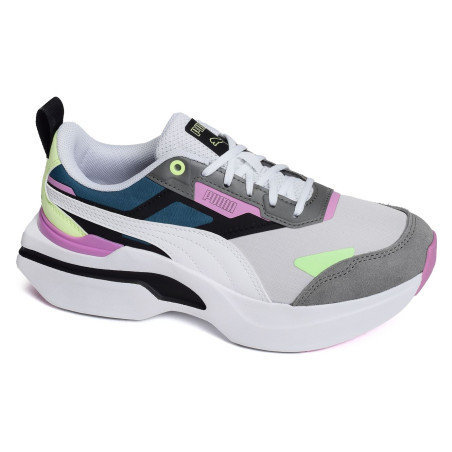 KOSMO RIDER WN Blanc Multicolore, Baskets running Puma