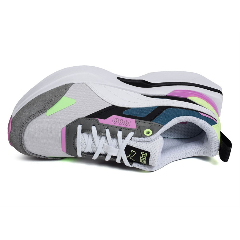 KOSMO RIDER WN Blanc Multicolore, Baskets running Puma