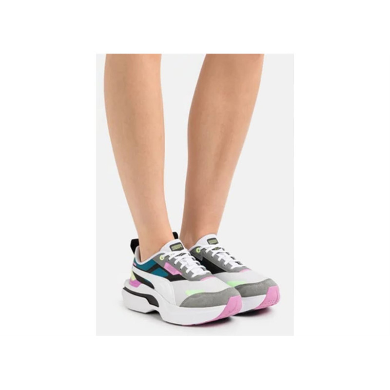 KOSMO RIDER WN Blanc Multicolore, Baskets running Puma