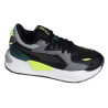 RS JR Noir Gris, Baskets running Puma