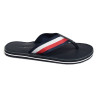 ELEVATED LEATHER BEACH SANDAL 3980 Marine, Tongs Tommy Hilfiger