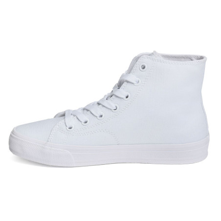 WMNS MID CUT LACE UP VULC 0937 Blanc, Chaussures montantes Tommy Hilfiger