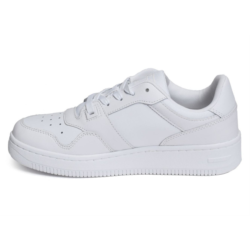 TOMMY JEANS RETRO BASKET WMN 1723 Blanc, Sneakers basses Tommy Hilfiger