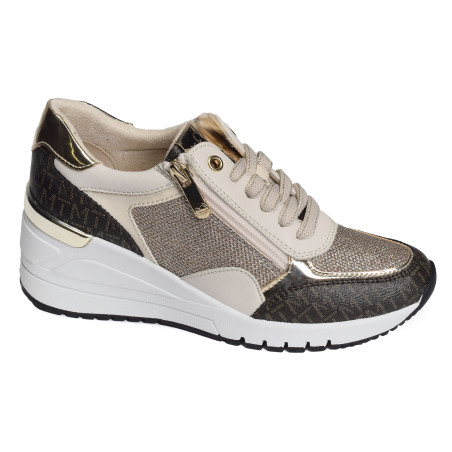 23723 Beige, Sneakers basses Marco Tozzi