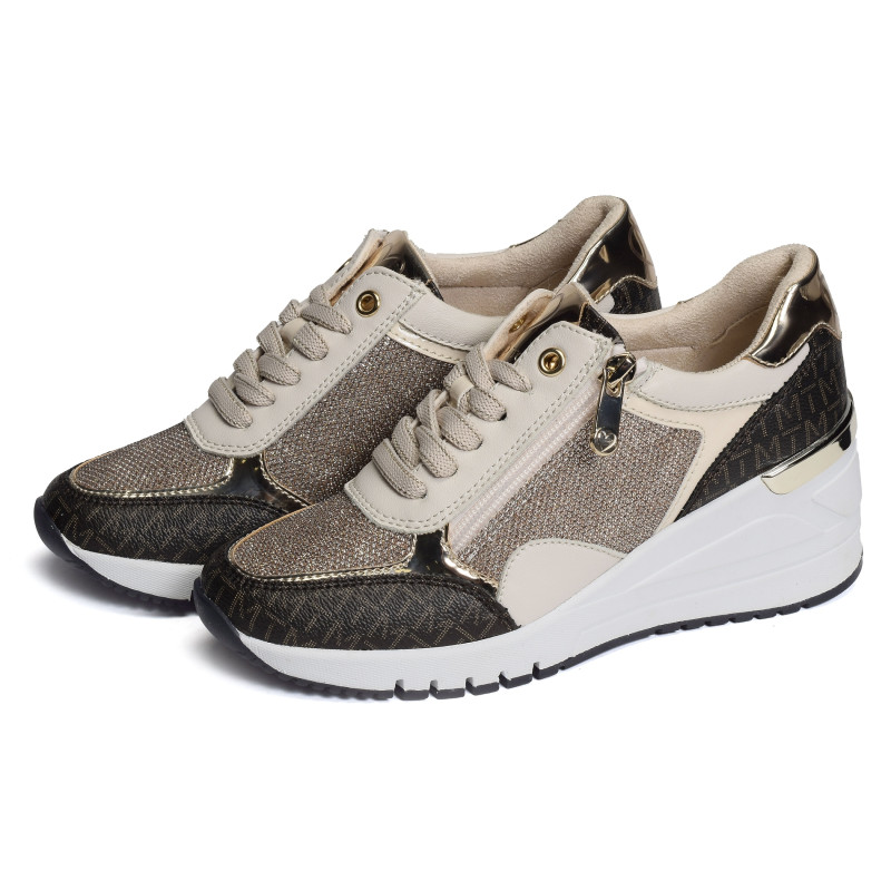 23723 Beige, Sneakers basses Marco Tozzi