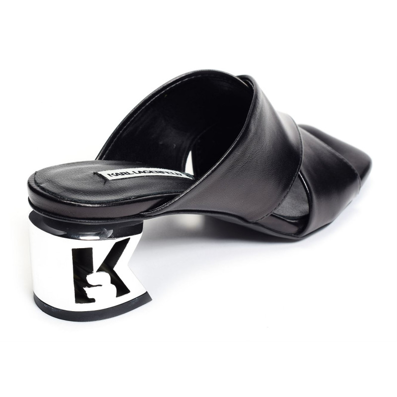 KBLOK Noir, Mules Karl Lagerfeld