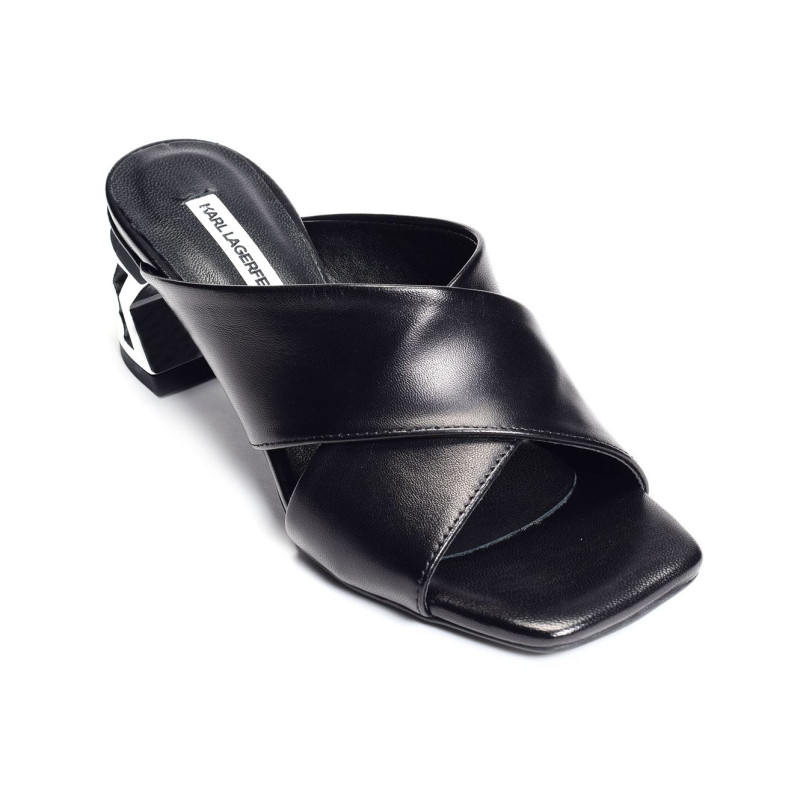 KBLOK Noir, Mules Karl Lagerfeld