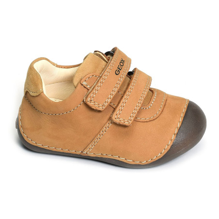 B TUTIM BA Camel, Chaussures à Scratch Geox