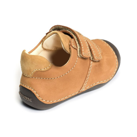 B TUTIM BA Camel, Chaussures à Scratch Geox