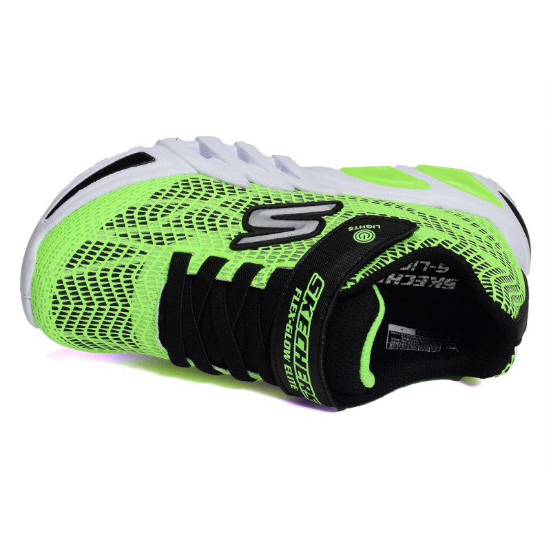 FLEX GLOW ELITE Vert, Baskets running Skechers