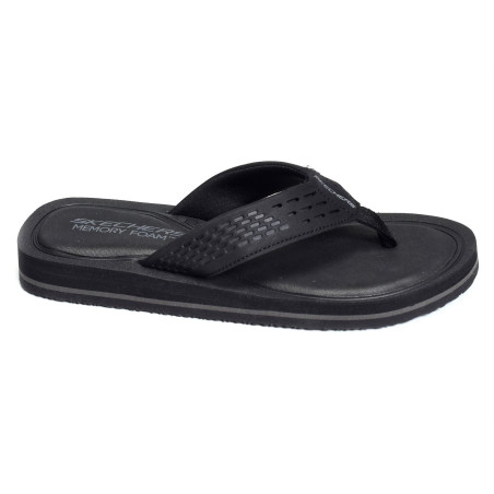 TOCKER SAGA BORA Noir, Tongs Skechers