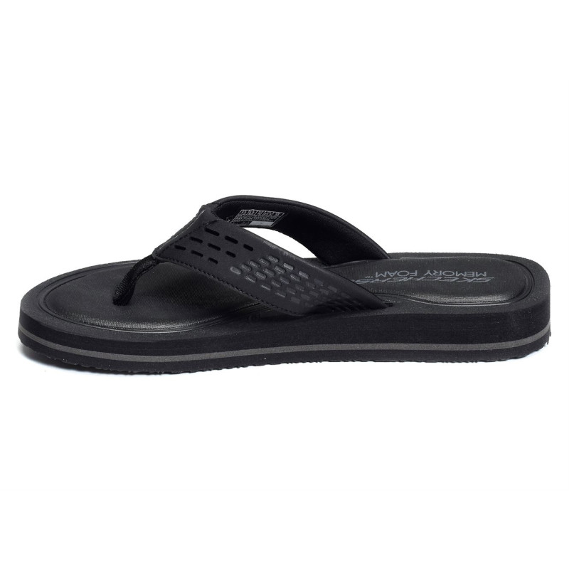 TOCKER SAGA BORA Noir, Tongs Skechers