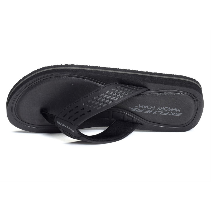 TOCKER SAGA BORA Noir, Tongs Skechers