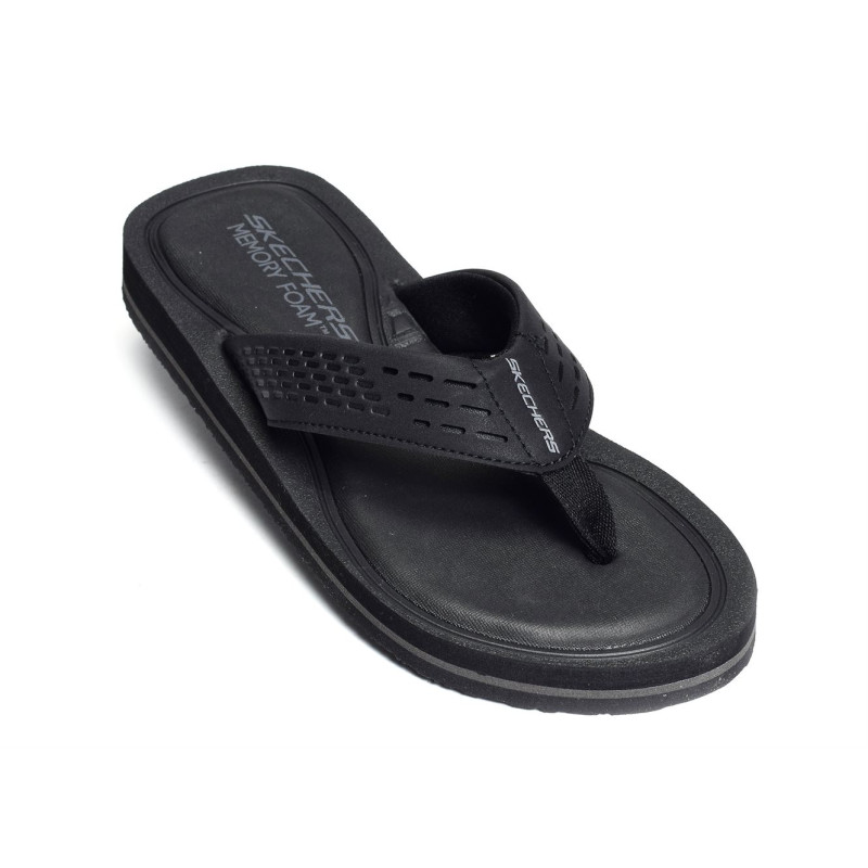 TOCKER SAGA BORA Noir, Tongs Skechers