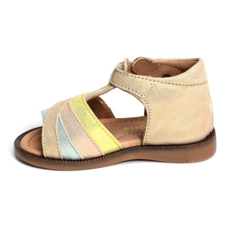 TILDA Or Multicolore, Sandales plates & Nu-Pieds Babybotte