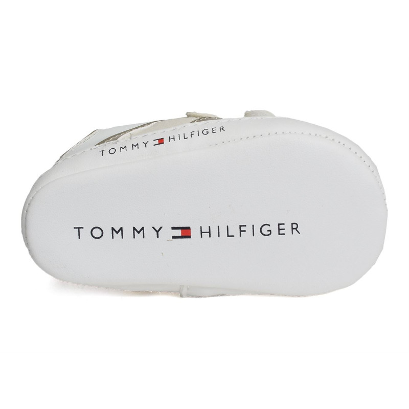 KIKI 32110 Blanc, Chaussures à Scratch Tommy Hilfiger