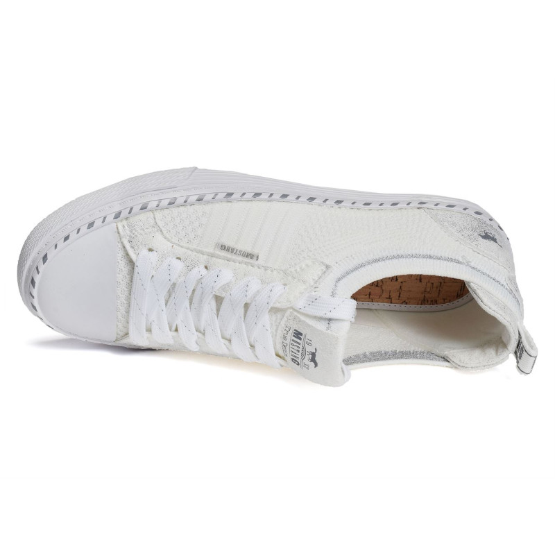 1376302 Blanc, Chaussures basses Mustang