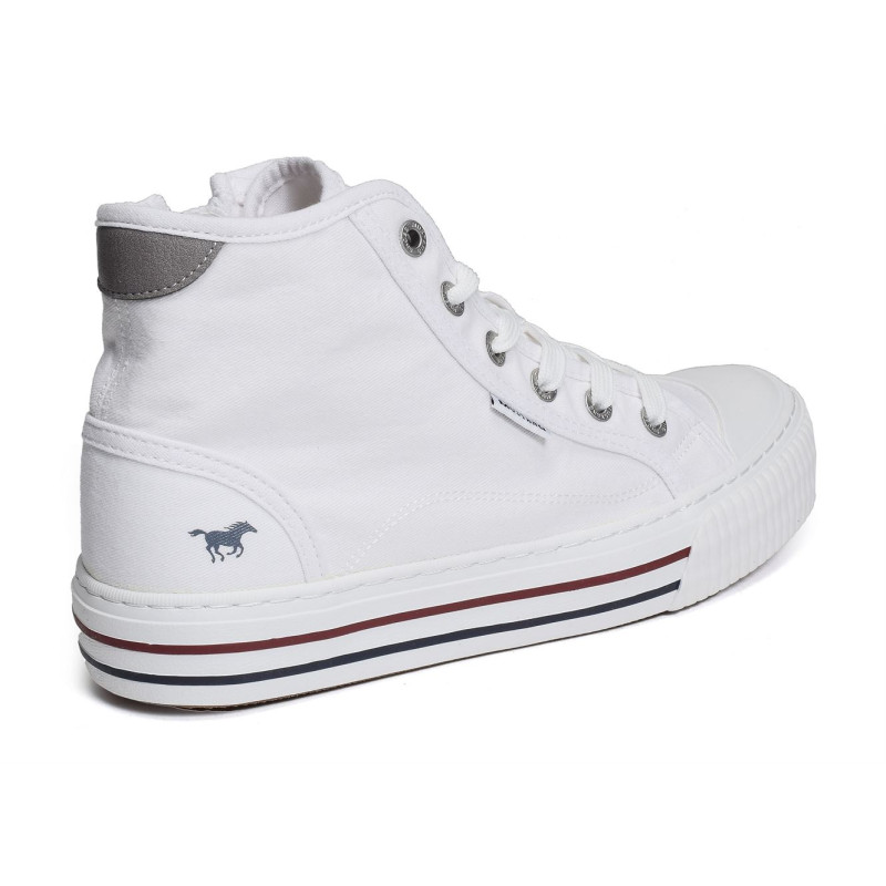 1420502 Blanc, Chaussures montantes Mustang