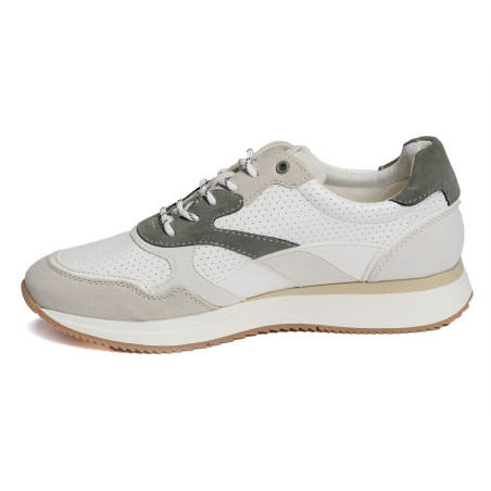 1418304 Blanc Beige, Baskets running Mustang