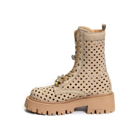 G2197A Beige, Boots Giopiu