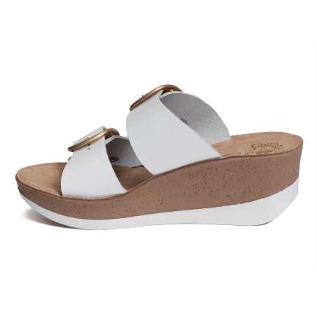 S5017 HELENA Blanc, Mules Fantasy Sandals