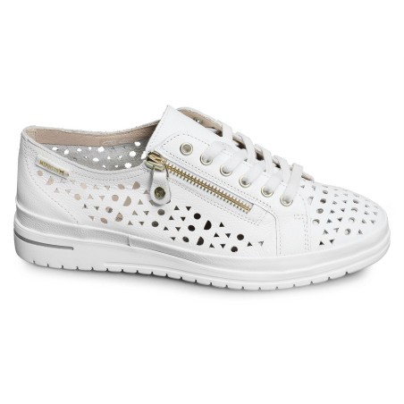 JUNE PERF Blanc, Sneakers basses Mephisto