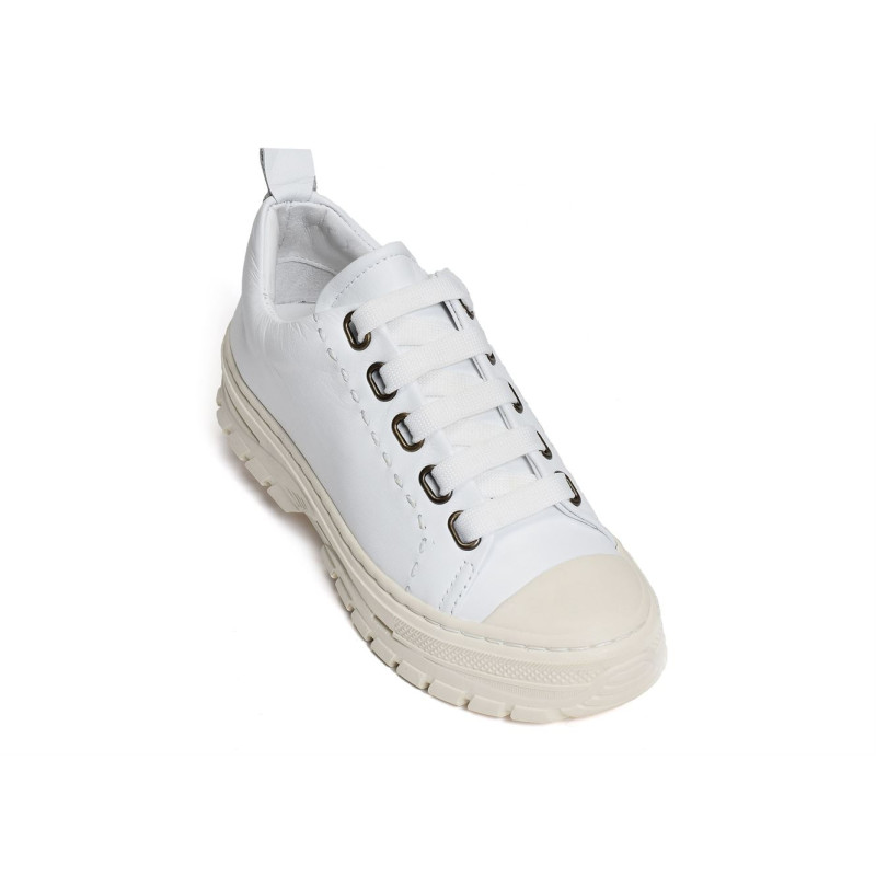 MESNIL Blanc, Sneakers basses Coco & Abricot