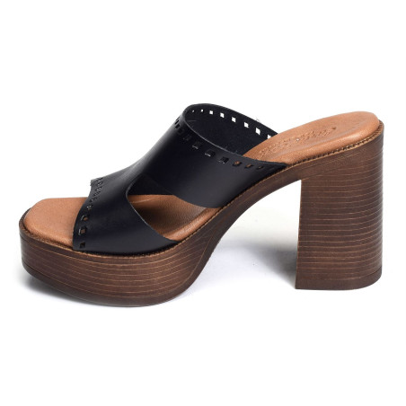 89226 Noir, Mules Carla Tortosa