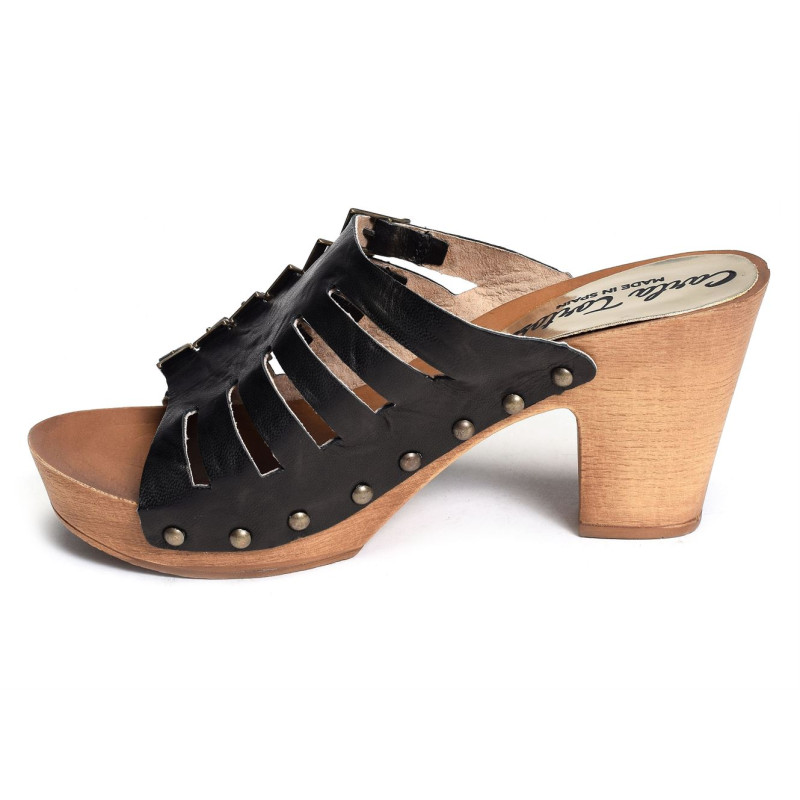 80297 Noir, Mules Carla Tortosa