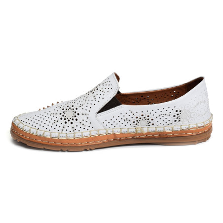 PINOS Blanc, Ballerines Madory