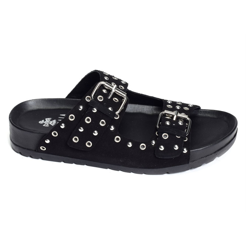 ANSB515 Noir, Mules Anamaïa