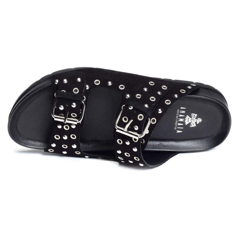 ANSB515 Noir, Mules Anamaïa