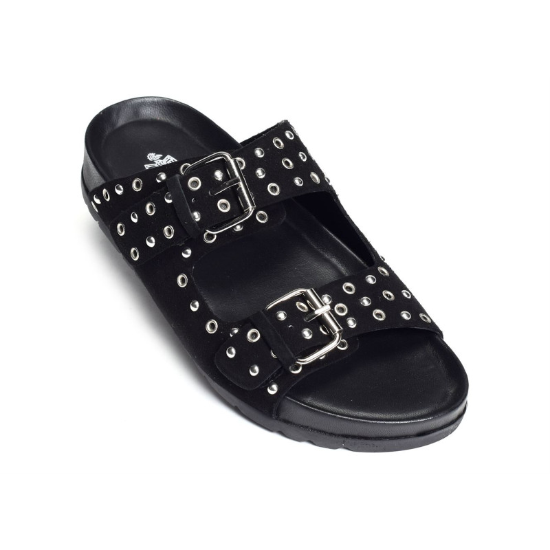 ANSB515 Noir, Mules Anamaïa