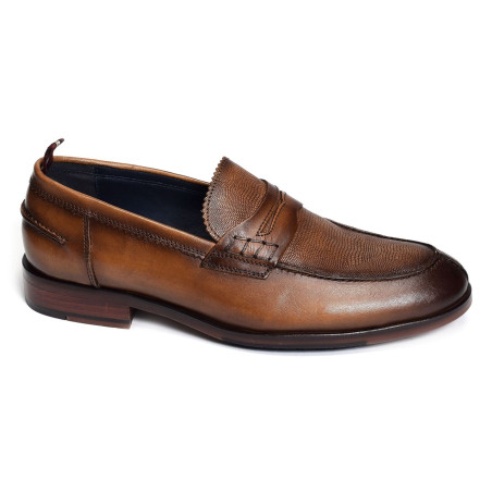 NORDEN Cognac, Mocassins Azzaro