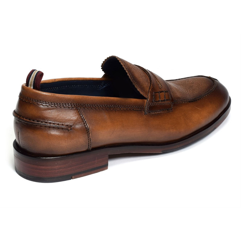 NORDEN Cognac, Mocassins Azzaro