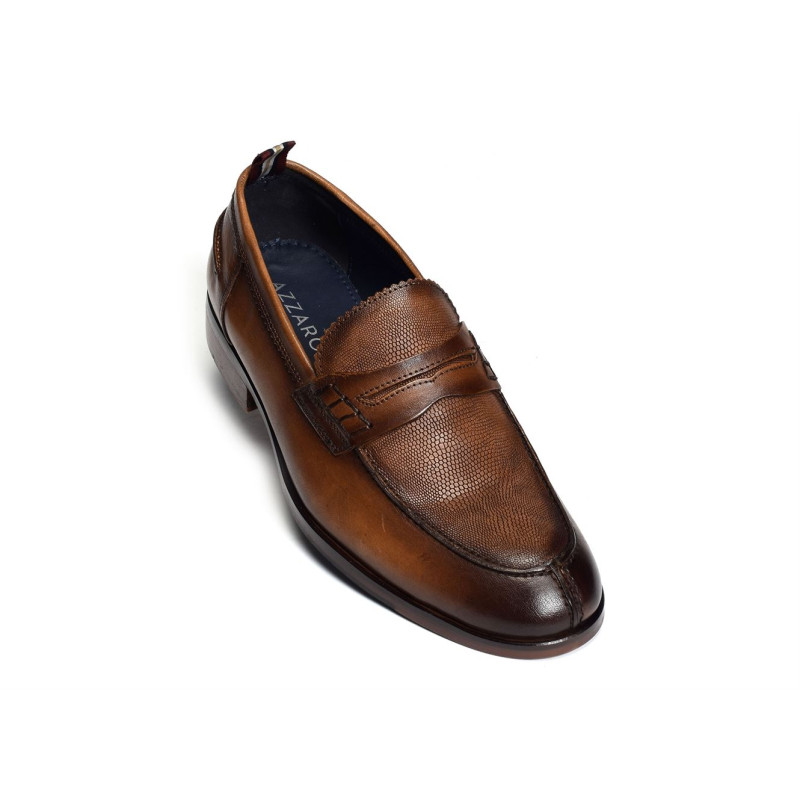 NORDEN Cognac, Mocassins Azzaro