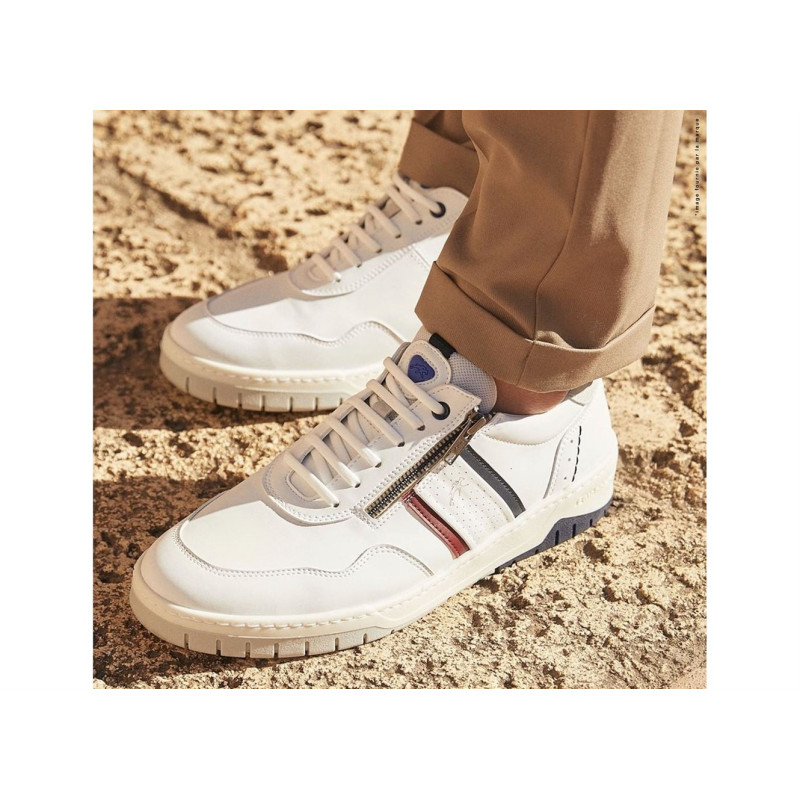 F1431 Blanc, Sneakers basses Fluchos