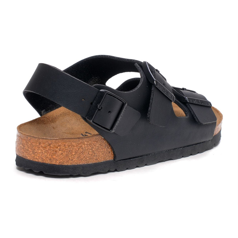 MILANO Noir, Sandales plates & Nu-Pieds Birkenstock