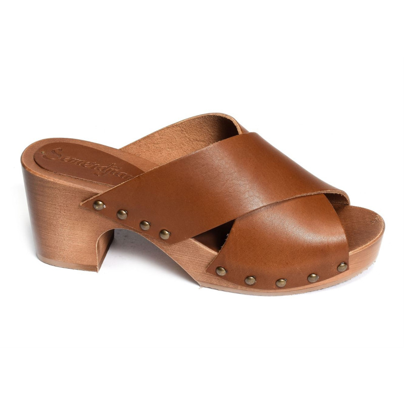 SOIA Marron, Mules Semerdjian