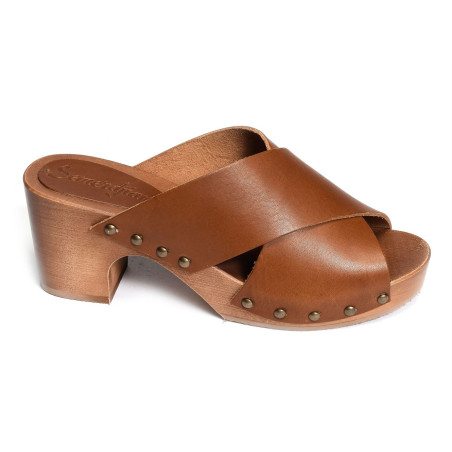 SOIA Marron, Mules Semerdjian