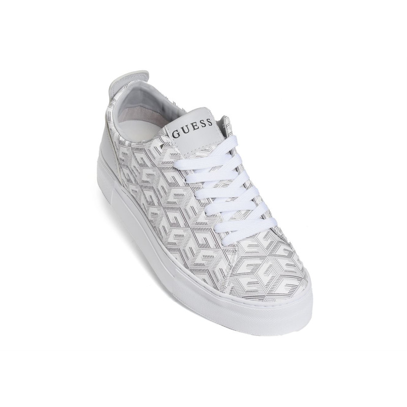 GIAA5 Blanc Gris, Sneakers basses Guess