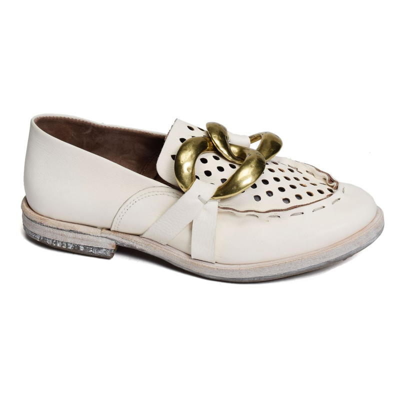 630149 Blanc, Mocassins AS98