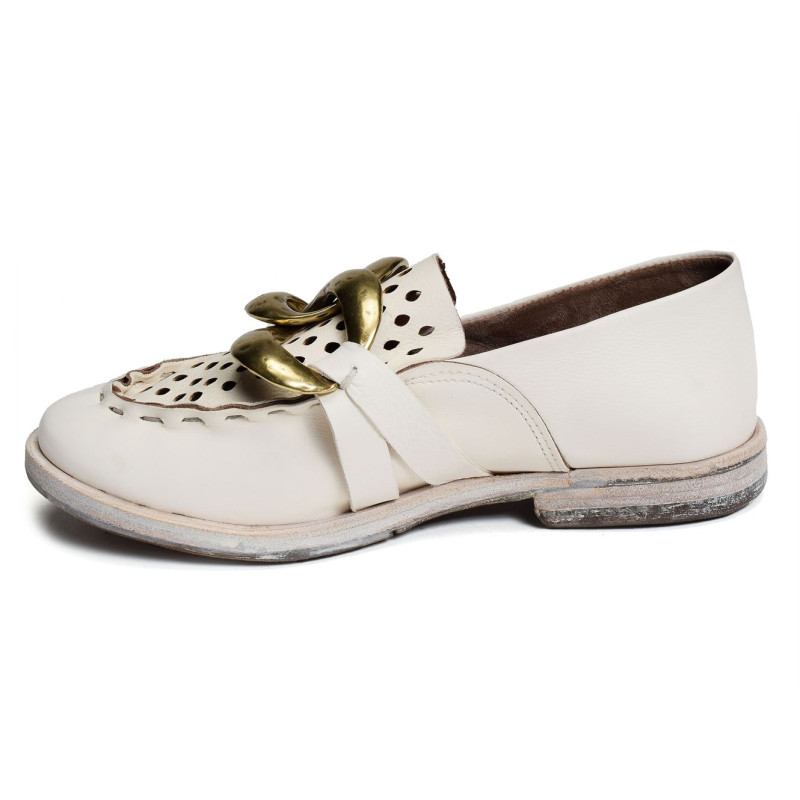 630149 Blanc, Mocassins AS98