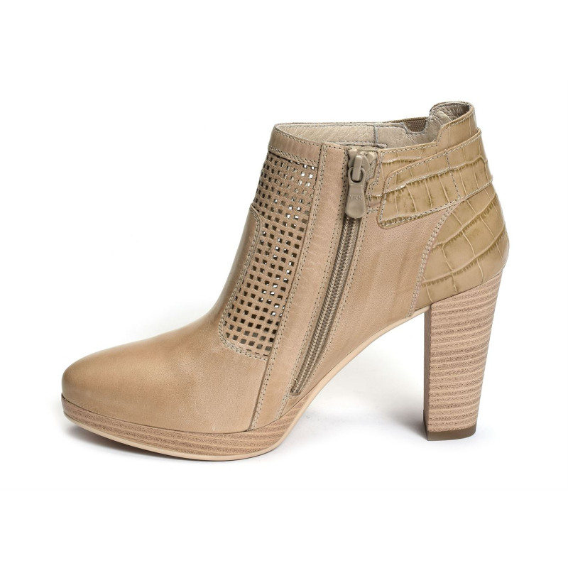 17860 Beige, Bottines NeroGiardini