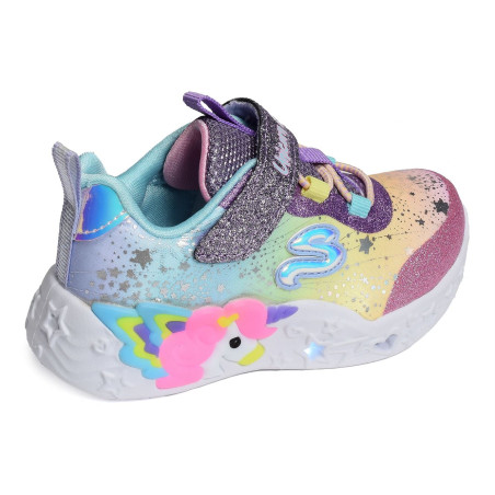 UNICORN CHARMER Multicolore, Baskets running Skechers