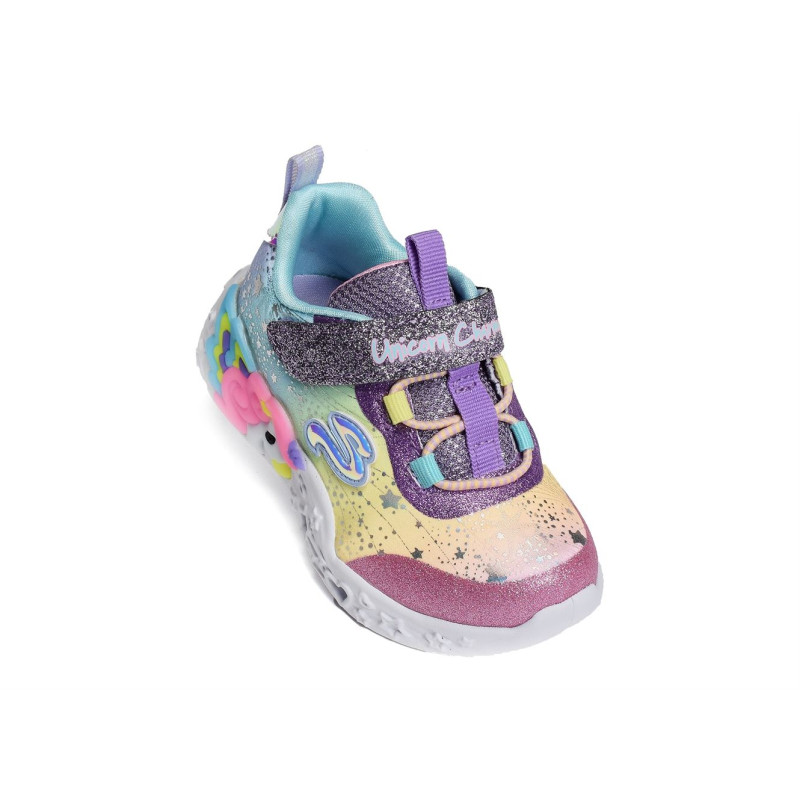 UNICORN CHARMER Multicolore, Baskets running Skechers