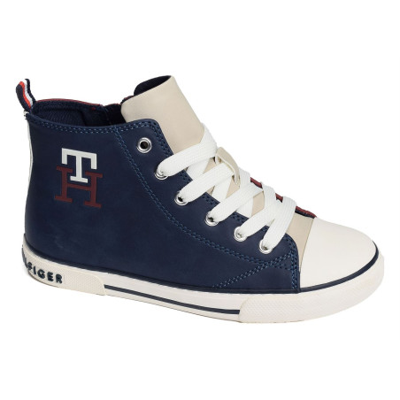 VINCENT 32451 Marine, Baskets montantes Tommy Hilfiger