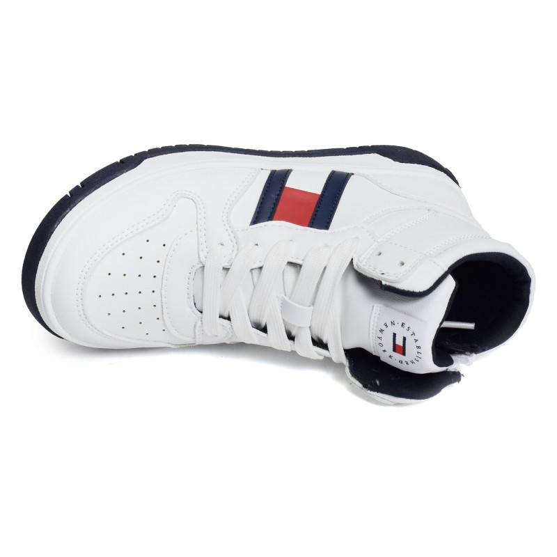 PAULENE 32485 Blanc, Baskets montantes Tommy Hilfiger