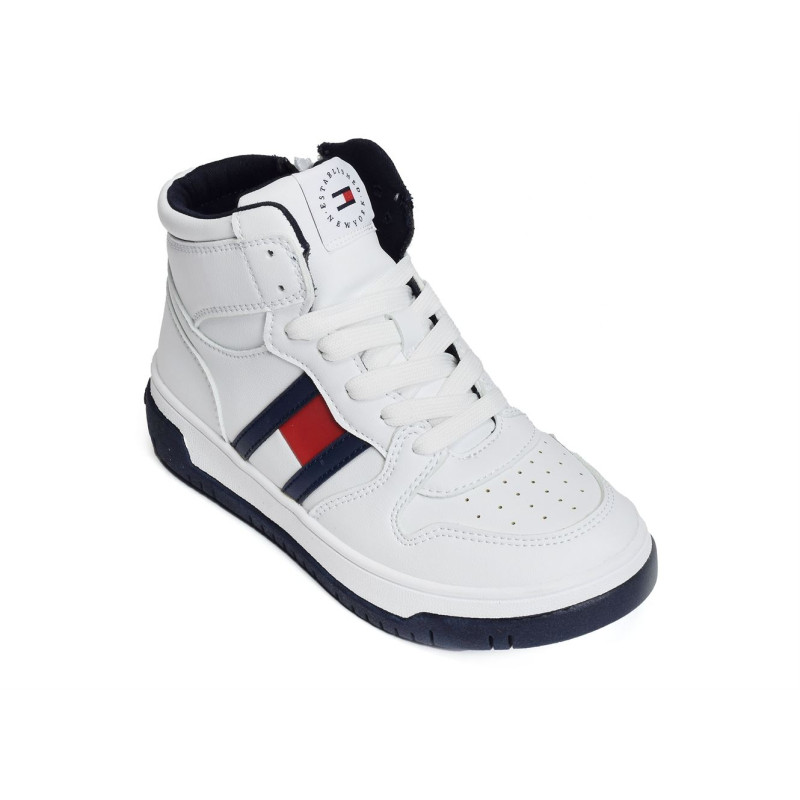 PAULENE 32485 Blanc, Baskets montantes Tommy Hilfiger